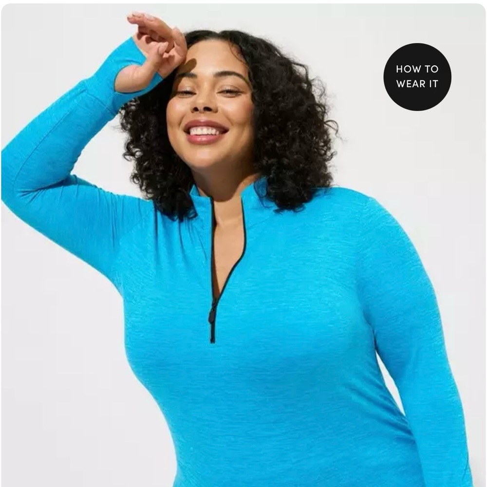 Torrid 1/2 zip activewear